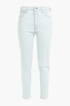 Rag & Bone | Cropped distressed high-rise skinny jeans商品图片,2.9折
