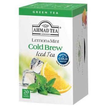 商品AhmadTea | Ahmad Tea Lemon and Mint Iced Green Tea Cold Brew (Pack of 3),商家Macy's,价格¥153图片