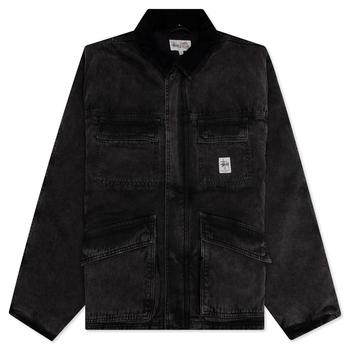 STUSSY | Stussy Washed Canvas Shop Jacket - Black商品图片,