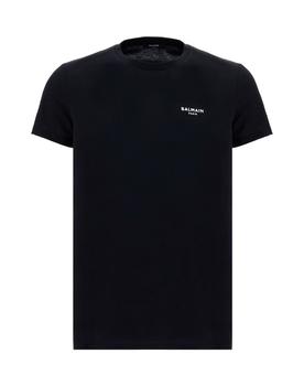 推荐Balmain Logo Embroidered Crewneck T-Shirt商品