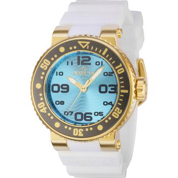 Invicta Pro Diver Blue Dial white Silicone Unisex Watch 37343 product img