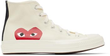 Comme des Garcons | Off-White Converse Edition Half Heart Chuck 70 High Sneakers商品图片,独家减免邮费