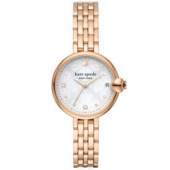 Kate Spade | Women's Chelsea Park Three-Hand Date Rose Gold-Tone Stainless Steel Mesh Bracelet Watch, 32mm商品图片,