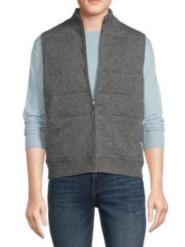 Saks Fifth Avenue | Cashmere Blend Reversible Vest商品图片,
