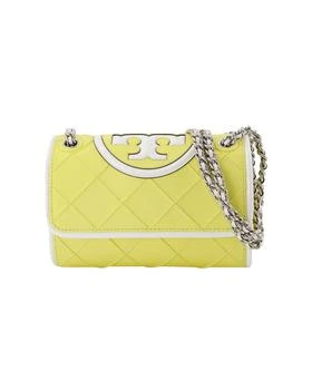 推荐Small Fleming Bag - Tory Burch - Yellow/White - Leather商品