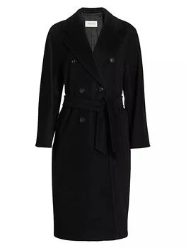 Max Mara | 101801 Icon Madame Wool & Cashmere Double-Breasted Coat 