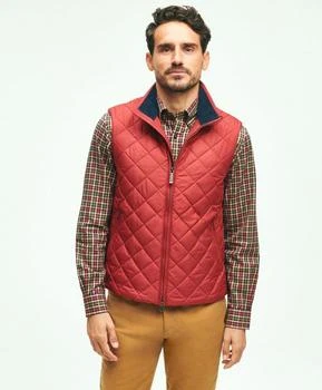 Brooks Brothers | Water Repellent Diamond Quilted Vest,商家Brooks Brothers,价格¥775