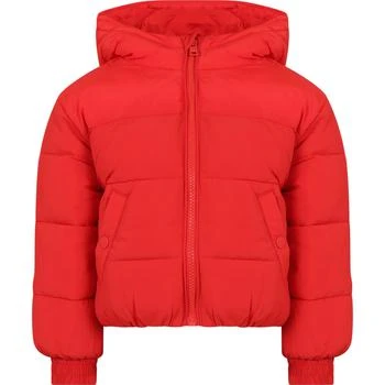 Tommy Hilfiger | Red Down Jacket For Girl With Logo 8.3折, 独家减免邮费