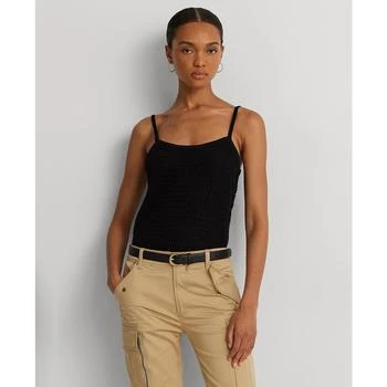 Ralph Lauren | Women's Linen-Blend Sweater Tank Top,商家Macy's,价格¥922