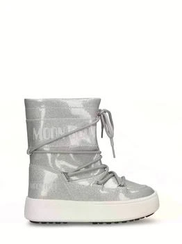 Moon Boot | Nylon Glitter Ankle Snow Boots 
