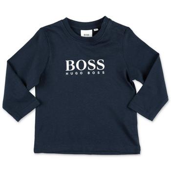 Hugo Boss | Hugo Boss Kids Logo Printed Long Sleeve T-Shirt商品图片,6.7折起