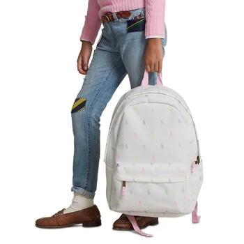 Ralph Lauren | Big Girls Pony Adjustable Backpack,商家Macy's,价格¥587