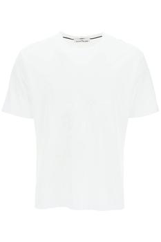 Stone Island | T-SHIRT WITH WIND ROSE EMBROIDERY商品图片,额外8.5折, 额外八五折