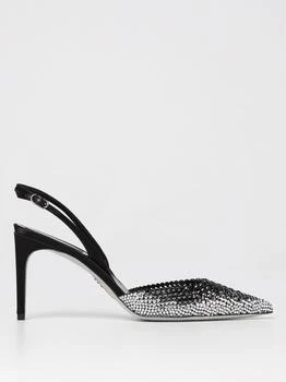 Rene Caovilla | Rene Caovilla Jackie slingbacks in smoked rhinestone crystals 