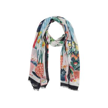 Kate Spade | Women's Flower Pot Jungle Oblong Scarf商品图片,