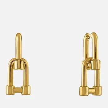 推荐Oma The Label The Zoë Cylinder Drop 18 Karat Gold-Plated Earrings商品