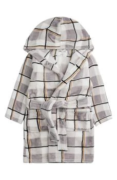 Petit Lem | Kids' Plaid Hooded Robe,商家Nordstrom Rack,价格¥145
