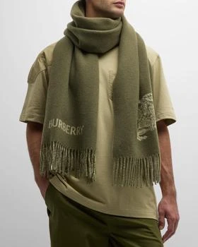 推荐Men's EKD Cashmere Rectangle Scarf商品