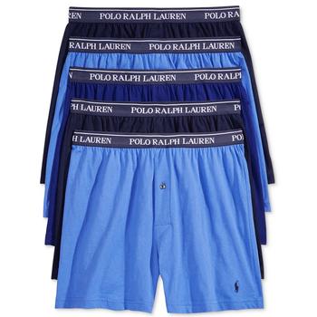商品Ralph Lauren | Men's 5-Pack. Classic Knit Boxer Brief,商家Macy's,价格¥426图片