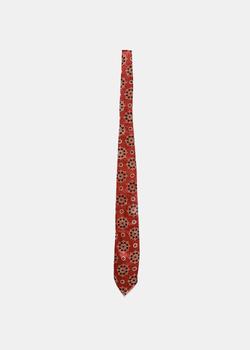 商品JOHN ALEXANDER SKELTON | John Alexander Skelton Red & Black Printed Handblock Tie,商家NOBLEMARS,价格¥2583图片