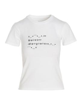 马丁·马吉拉上海, MAISON MARGIELA | Maison Margiela Logo Printed Crewneck T-Shirt商品图片 4.9折起