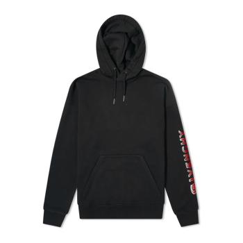 纪梵希卫衣代购, Givenchy | GIVENCHY 男士黑色棉质袖子簇绒连帽衫 BMJ05V30AF-001商品图片 独家减免邮费