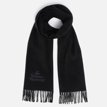 Vivienne Westwood | Vivienne Westwood Embroidered Logo Wool Scarf,商家MyBag,价格¥915
