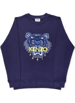推荐Kenzo Kids Logo Detailed Long-Sleeved Sweatshirt商品