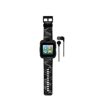 Playzoom | Kids Gray Camo Silicone Smartwatch 42mm Gift Set,商家Macy's,价格¥221