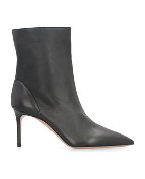 推荐Matignon Leather Pointy-toe Ankle Boots商品