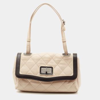 推荐Chanel Beige/Brown Quilted Leather Reissue Shoulder Bag商品
