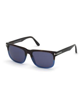 tom ford墨镜评价, Tom Ford | Men's Stephenson Square Two-Tone Acetate Sunglasses商品图片 