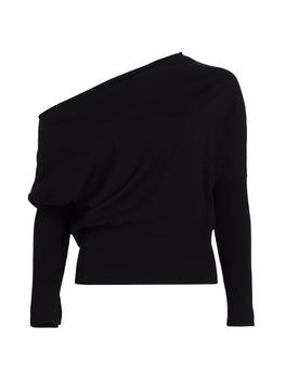Lavina Draped Off-Shoulder Sweater,价格$327.45
