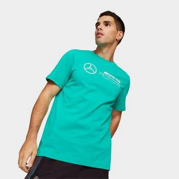 推荐Men's Puma Mercedes F1 Essentials Logo T-Shirt商品