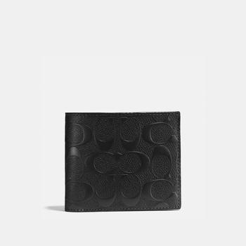 product Coach Outlet Compact Id Wallet In Signature Leather image
