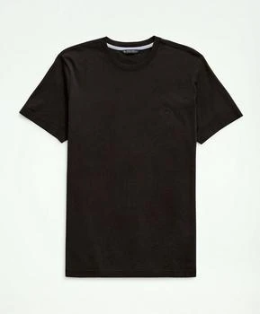 Brooks Brothers | Washed Supima® Cotton Logo Crewneck T-Shirt 特价, 独家减免邮费