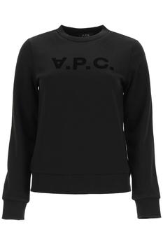 时尚PRIVATE WHITE V.C.男装, A.P.C. | V.P.C. FLOCK LOGO SWEATSHIRT商品图片 额外7折, 额外七折