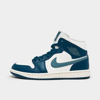 Jordan | Women's Air Jordan Retro 1 Mid Casual Shoes 8.8折, 满$100减$10, 满减