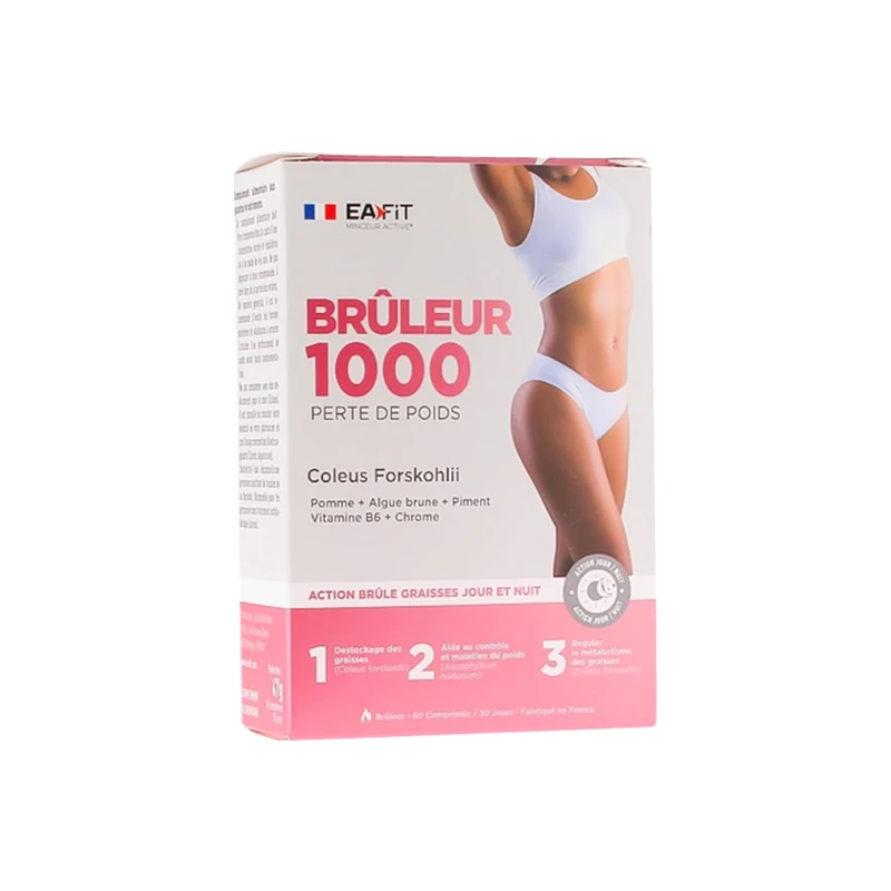 EAFIT | 燃力1000美体丸 60粒 清长酵素可燃烧超1080大卡瘦,商家VP FRANCE,价格¥340