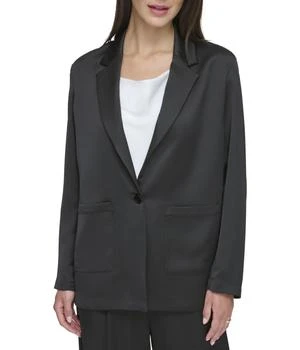 DKNY | Long Sleeve Two-Pocket Satin Blazer 4.9折