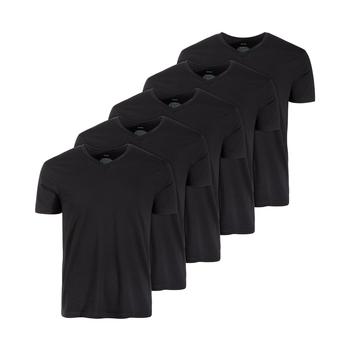 Alfani | Men's 5-Pk. Moisture-Wicking Solid V-Neck T-Shirts, Created for Macy's商品图片,额外7折, 额外七折