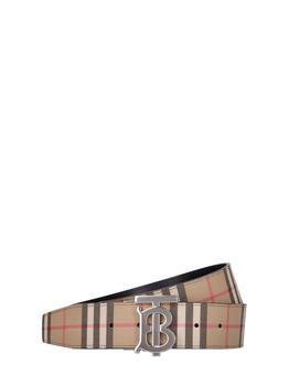 巴宝莉皮带, Burberry | 4cm Tb Reversible Check E-canvas Belt商品图片 