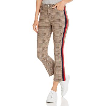 AQUA | Aqua Womens Striped Bootcut Cropped Pants商品图片,0.8折起×额外8.5折, 额外八五折