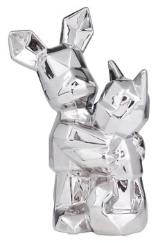 商品COSMO BY COSMOPOLITAN | Silvertone Porcelain Cubist Dog Sculpture,商家Nordstrom Rack,价格¥251图片