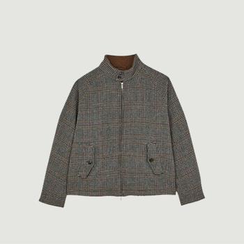 推荐G9 english wool Prince of Wales grey Baracuta商品