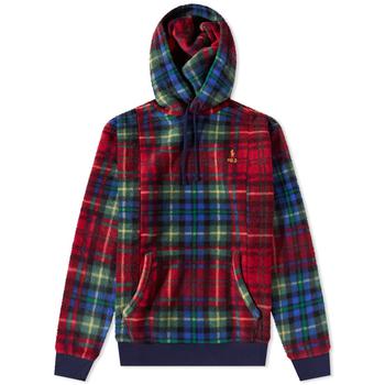 推荐Polo Ralph Lauren Sherpa Plaid Popover Hoody商品