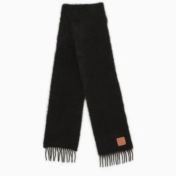 推荐Black wool and mohair scarf商品