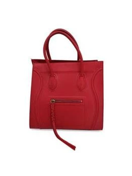 [二手商品] Celine | Celine Large Phantom Luggage Tote Bag In Red Calfskin Leather 