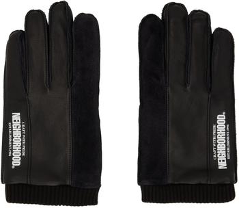 商品NEIGHBORHOOD | Black Paneled Gloves,商家SSENSE,价格¥1089图片