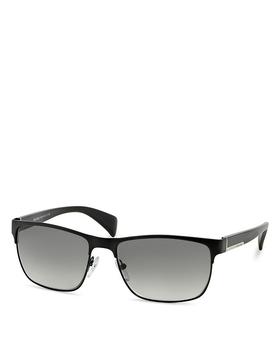 推荐Men's McNamara Rectangle Sunglasses, 58mm商品